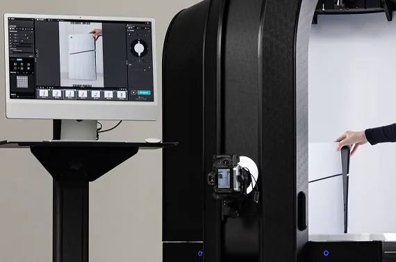Posicionamento flexível da câmera no Alphashot XL G2