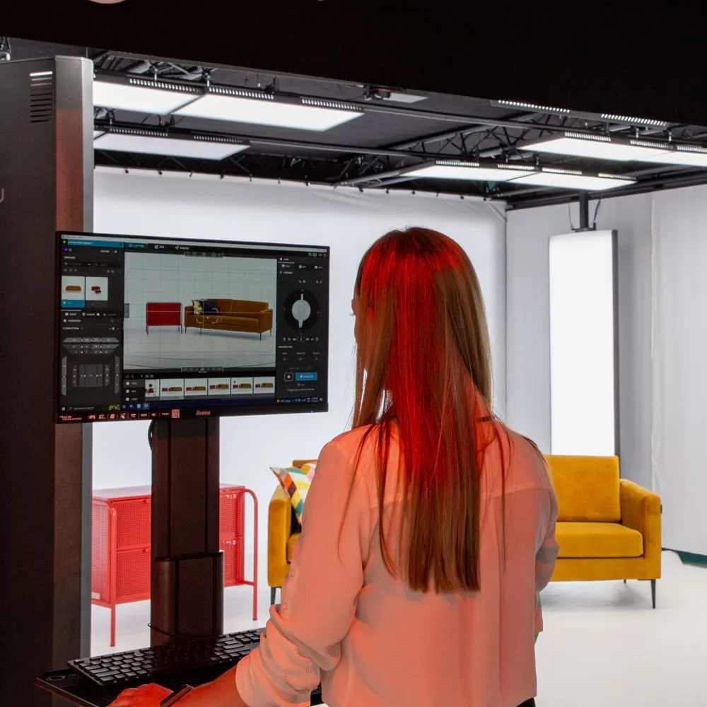 Iluminação poderosa no Furniture Studio